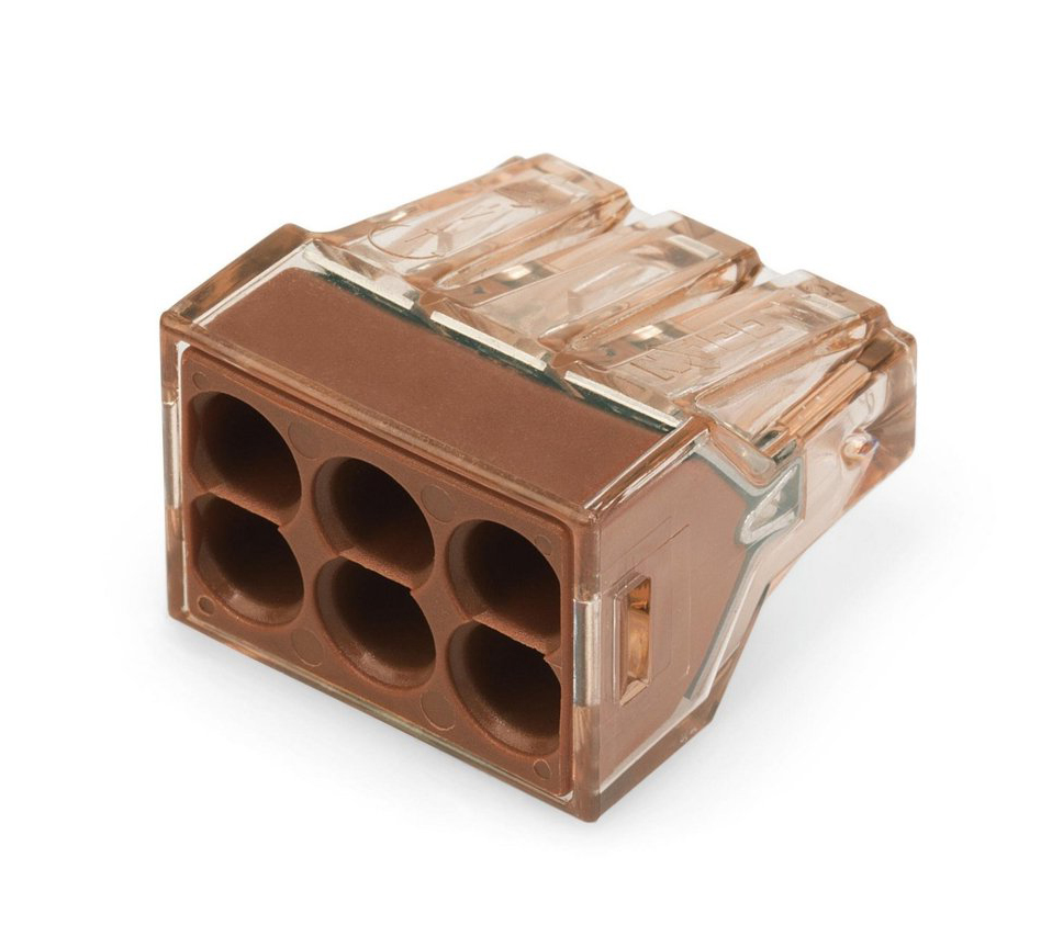 

1x Wago Szybkozłączka Złączka 6-KROTNA 6x1,5-4mm2