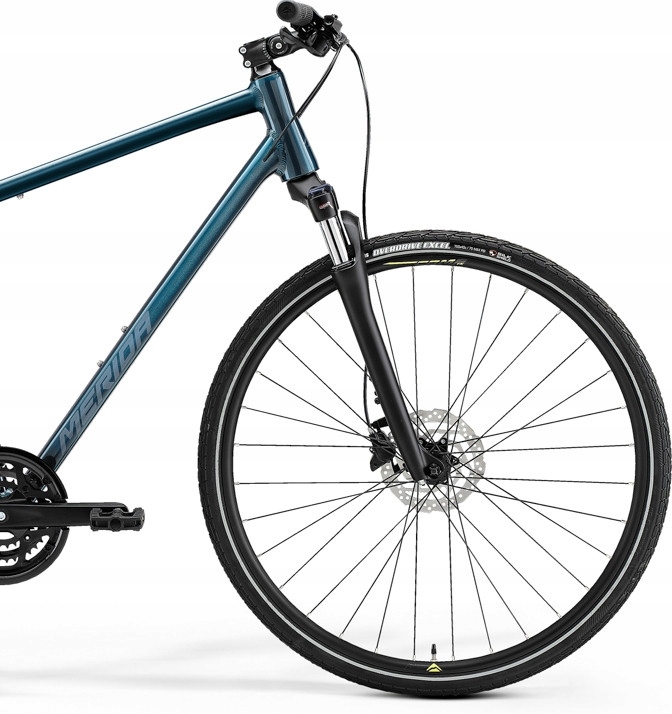 Merida Crossway 100 2024 Morski Niebieski Materiał ramy aluminium