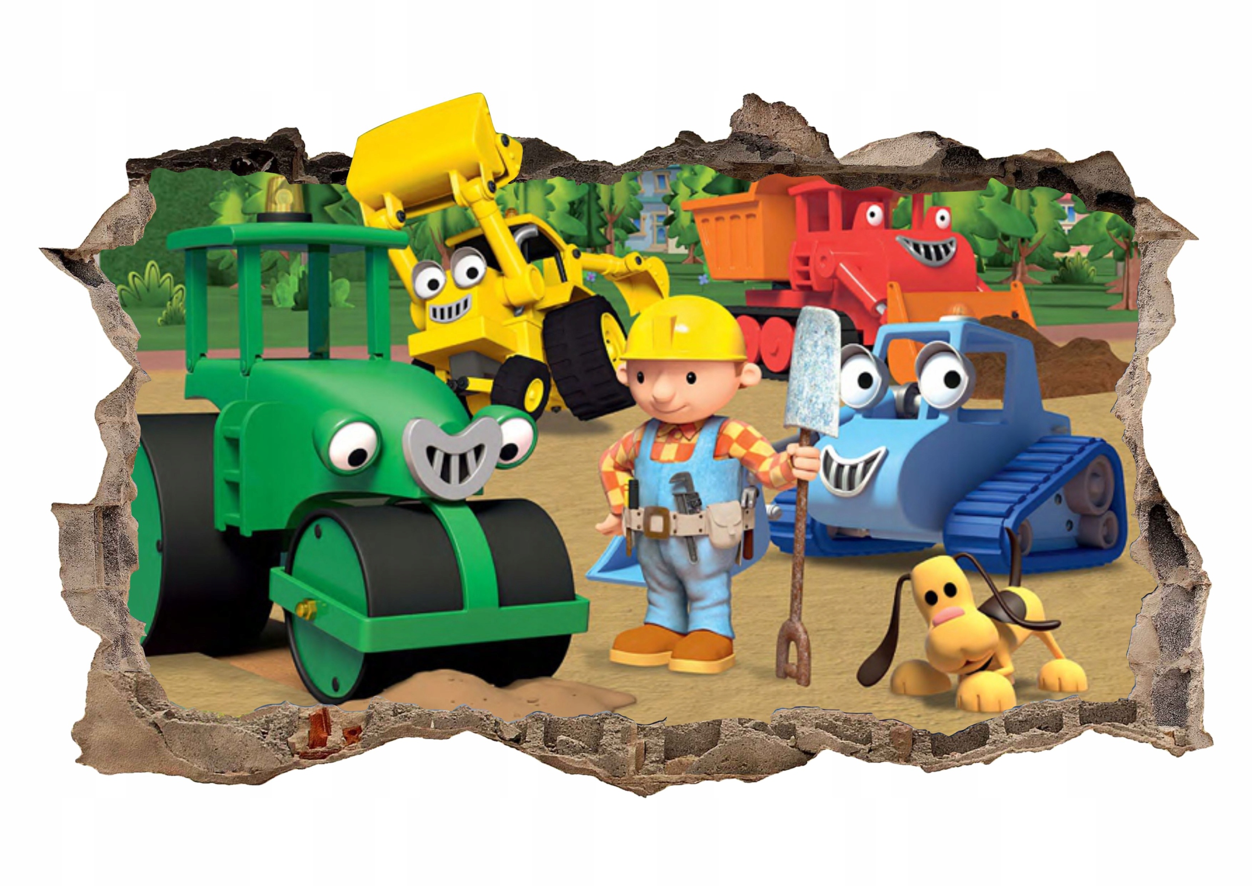 Naklejka ścienna BOB BUDOWNICZY! Duży wybór !