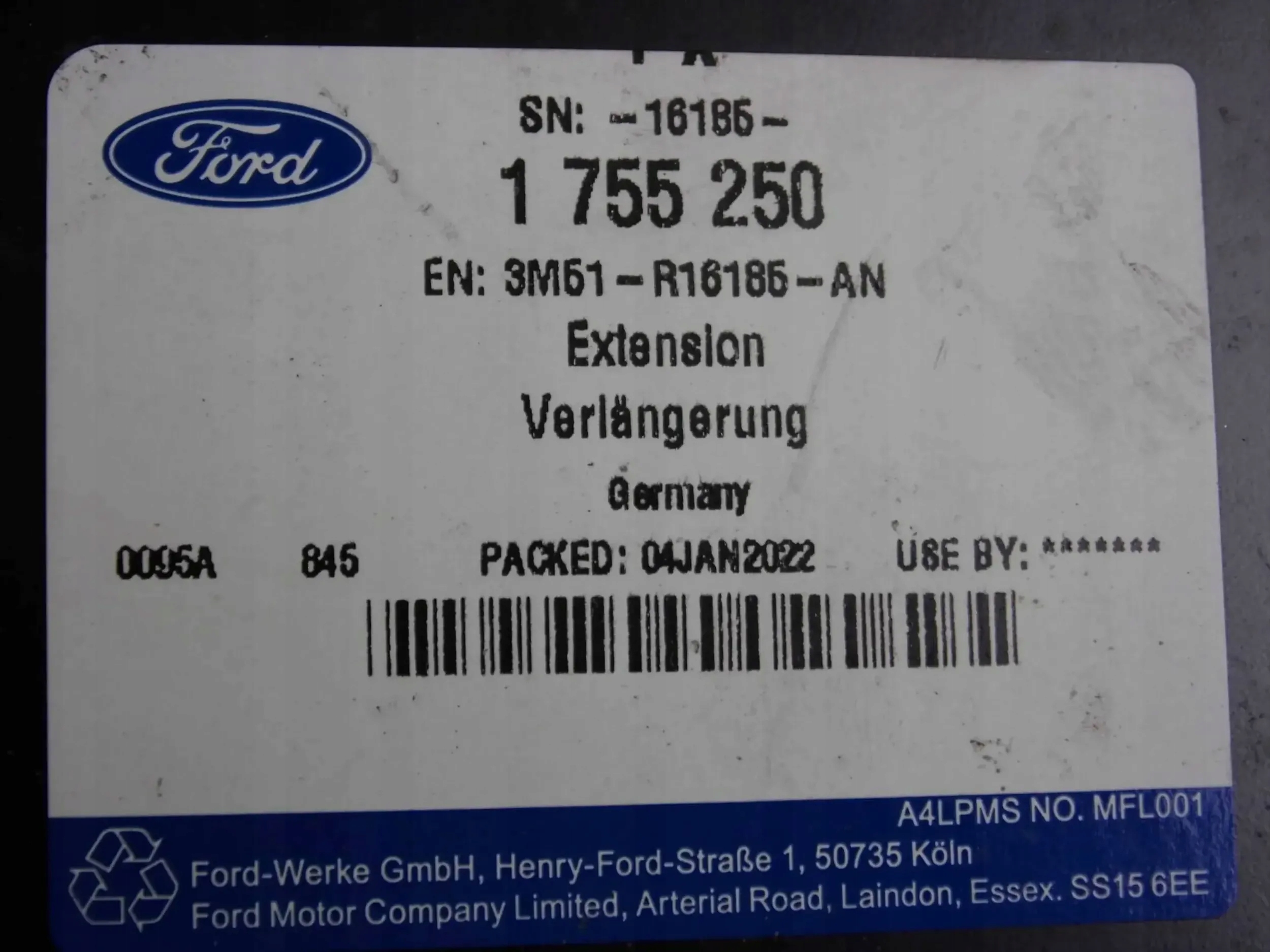 FORD CONNECT II MK2 13+ SUPPORT SUPPORT PLAQUE POIGNÉE CONSOLE AILE GAUCHE AVANT
