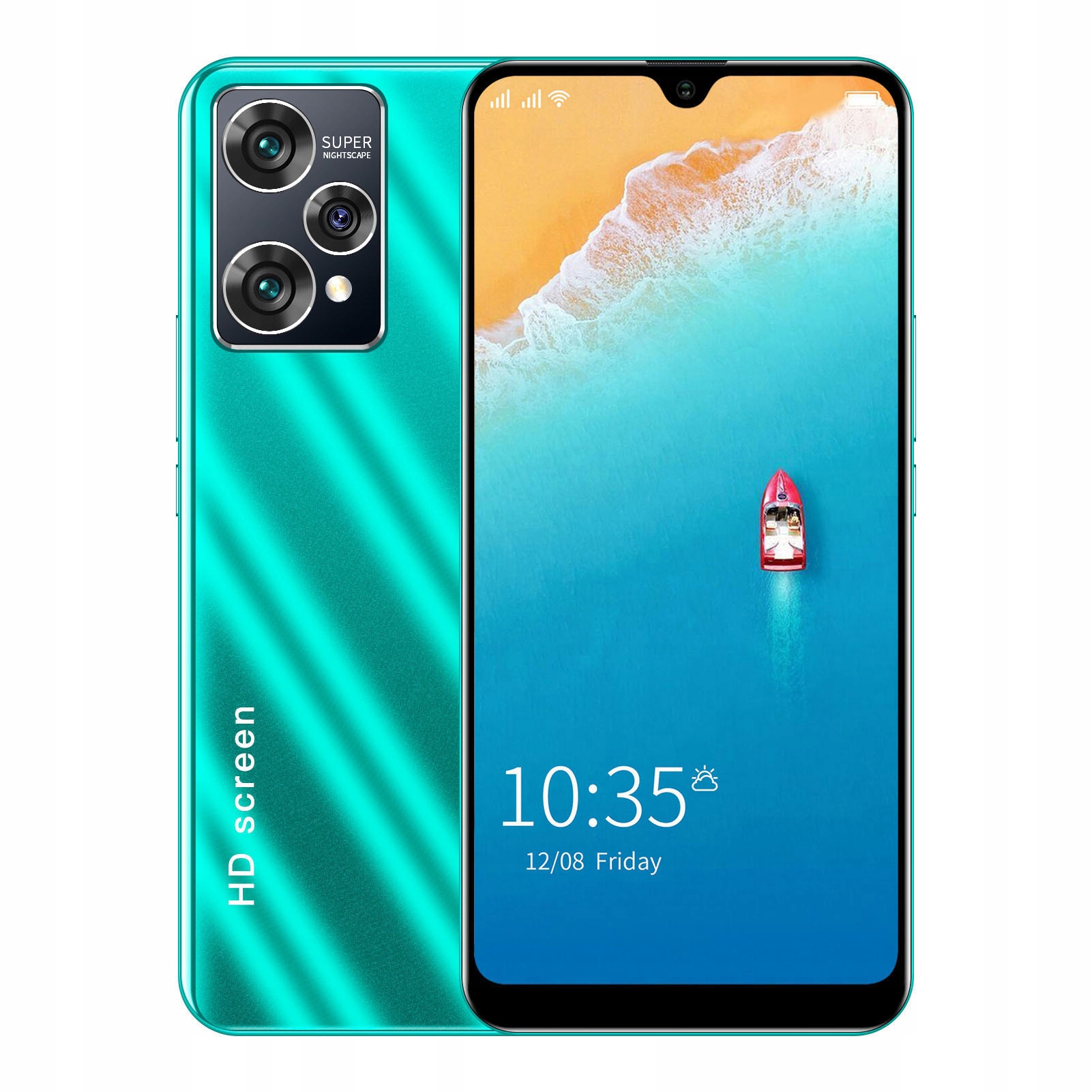 MINI Smartfon 6.1 cala 3 GB 32 GB 2800 mAh zielony