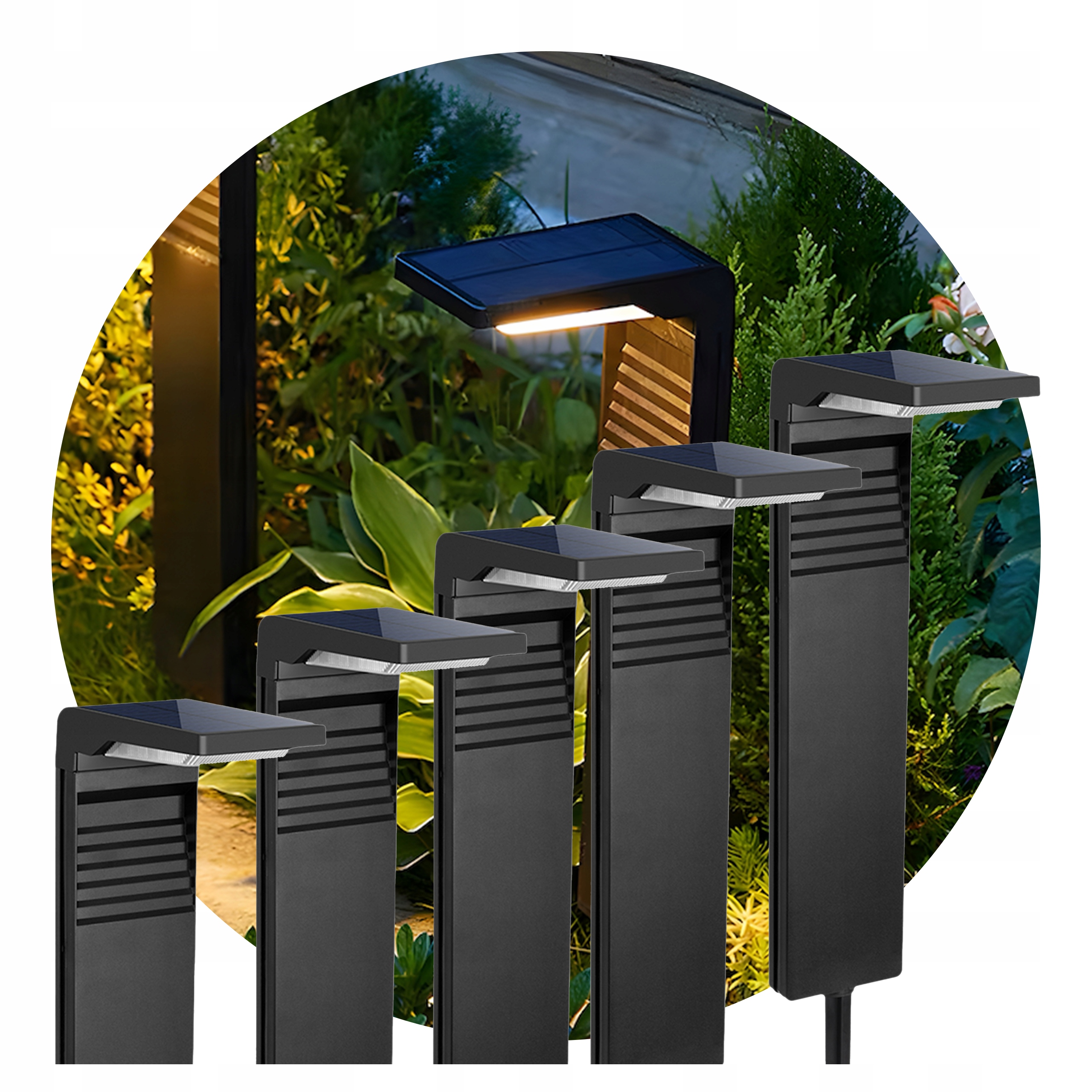 Solárna Záhradná Led Lampa Johny 3000K IP44 5KS