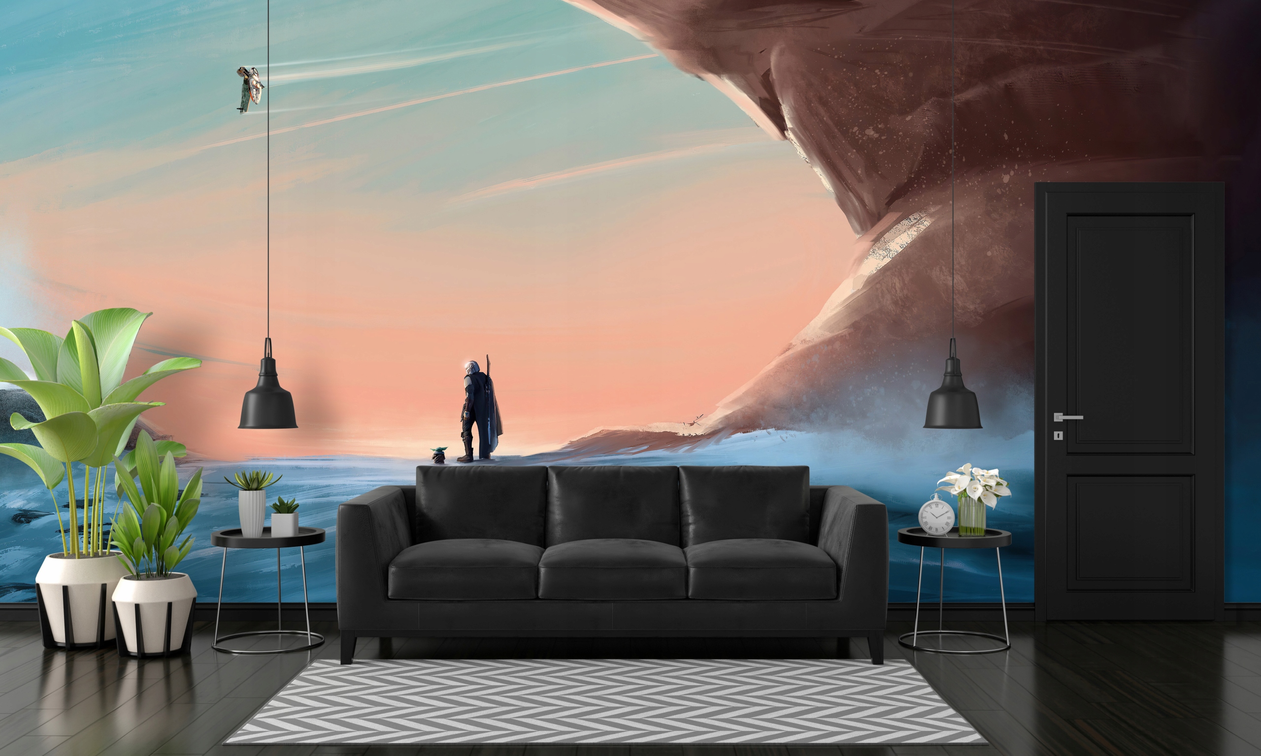 FOTOTAPETA STAR WARS GWIEZDNE WOJNY WINYLOWA 300x210 HD Premium Star Wars Wzór GWIEZDNE WOJNY