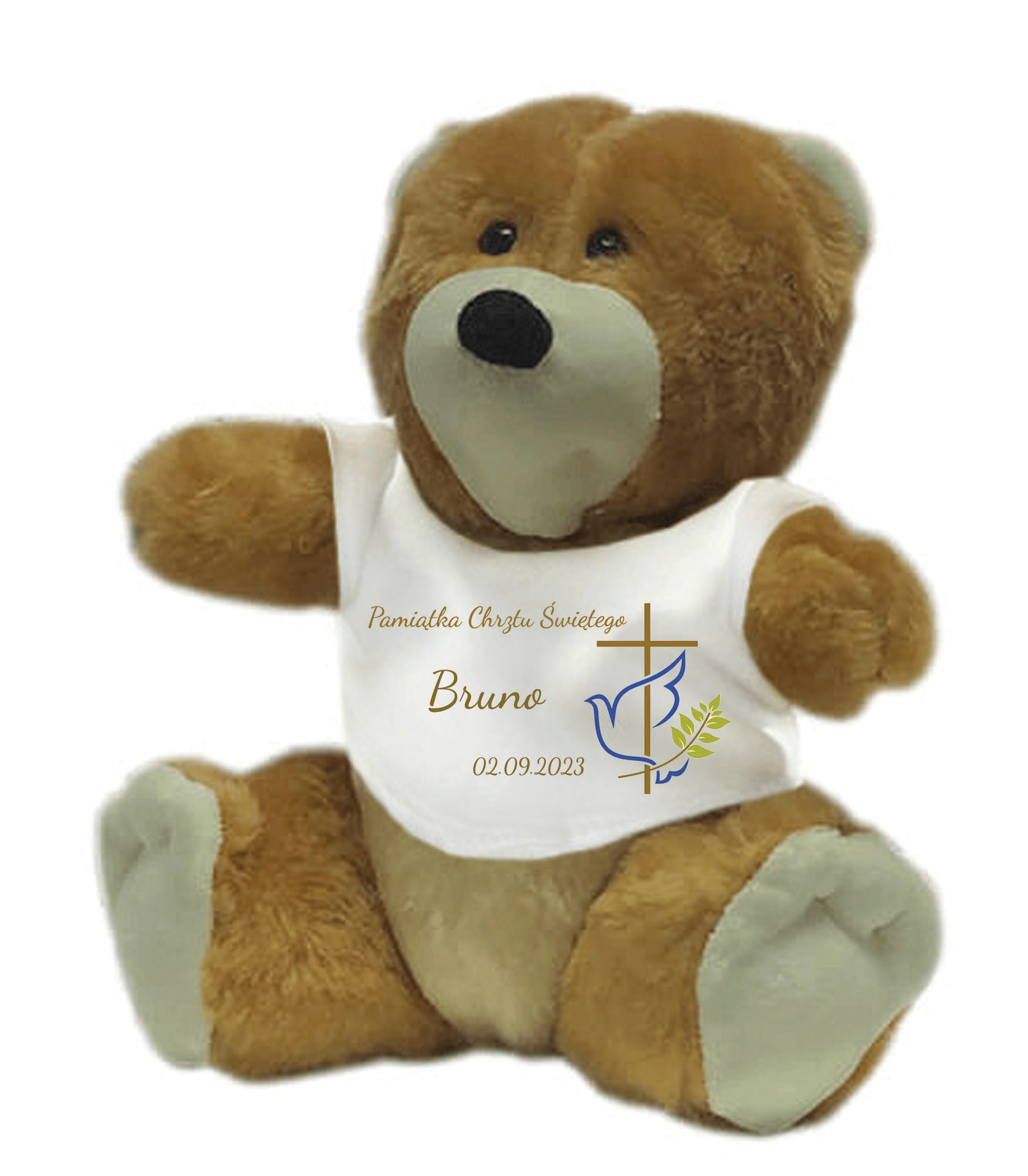 Miś nadruk prezent własny napis chrzest Kod producenta miś