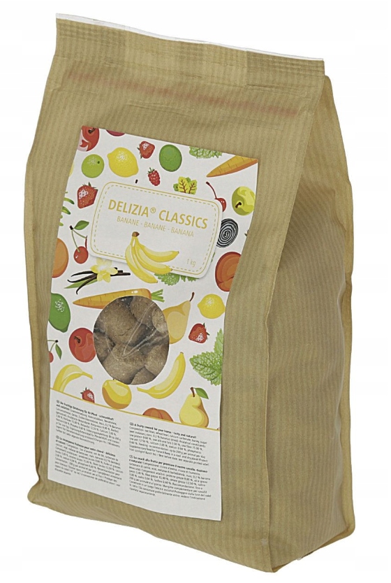 Przysmaki Delizia Cukierki dla Koni banan 1kg