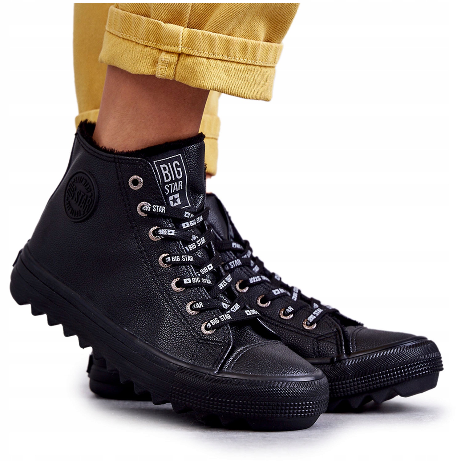 

Big Star EE274110 Czarne Ocieplane Trampki 39