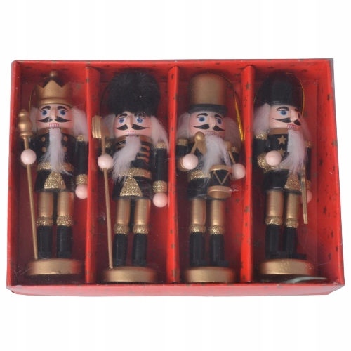 DZIADEK DO ORZECHÓW ZAWIESZKA DEKORACJA 4SZT Marka GlamurProjekt