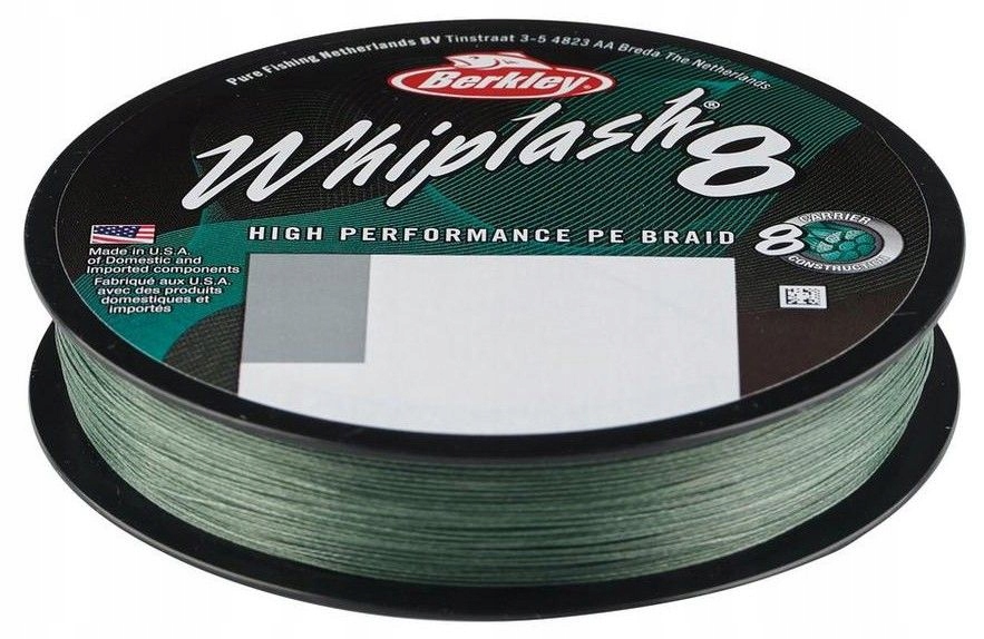 Plecionka Berkley Whiplash8 0,06mm 150m Green Średnica (mm): 0.06