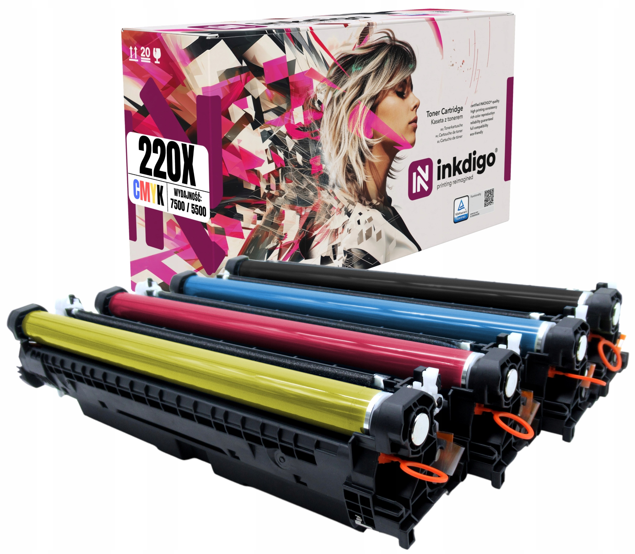 W2200X-W2203X Tonery Zamienne Do Drukarki Hp Color LaserJet Pro 4202 4302