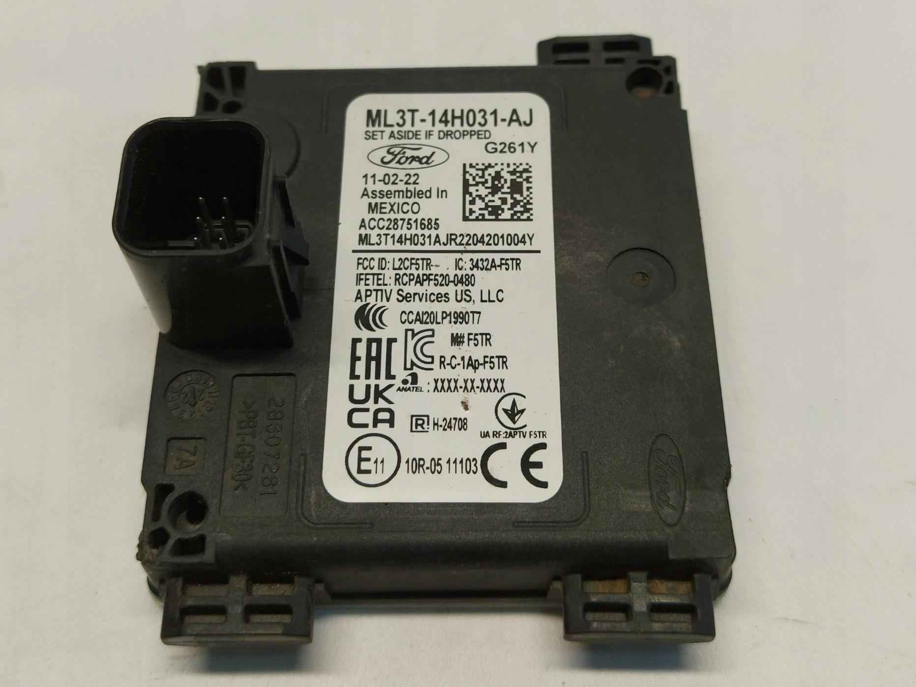 Ford MACH-E Radar Sensor martwego pola heck ML3T-14H031-AJ