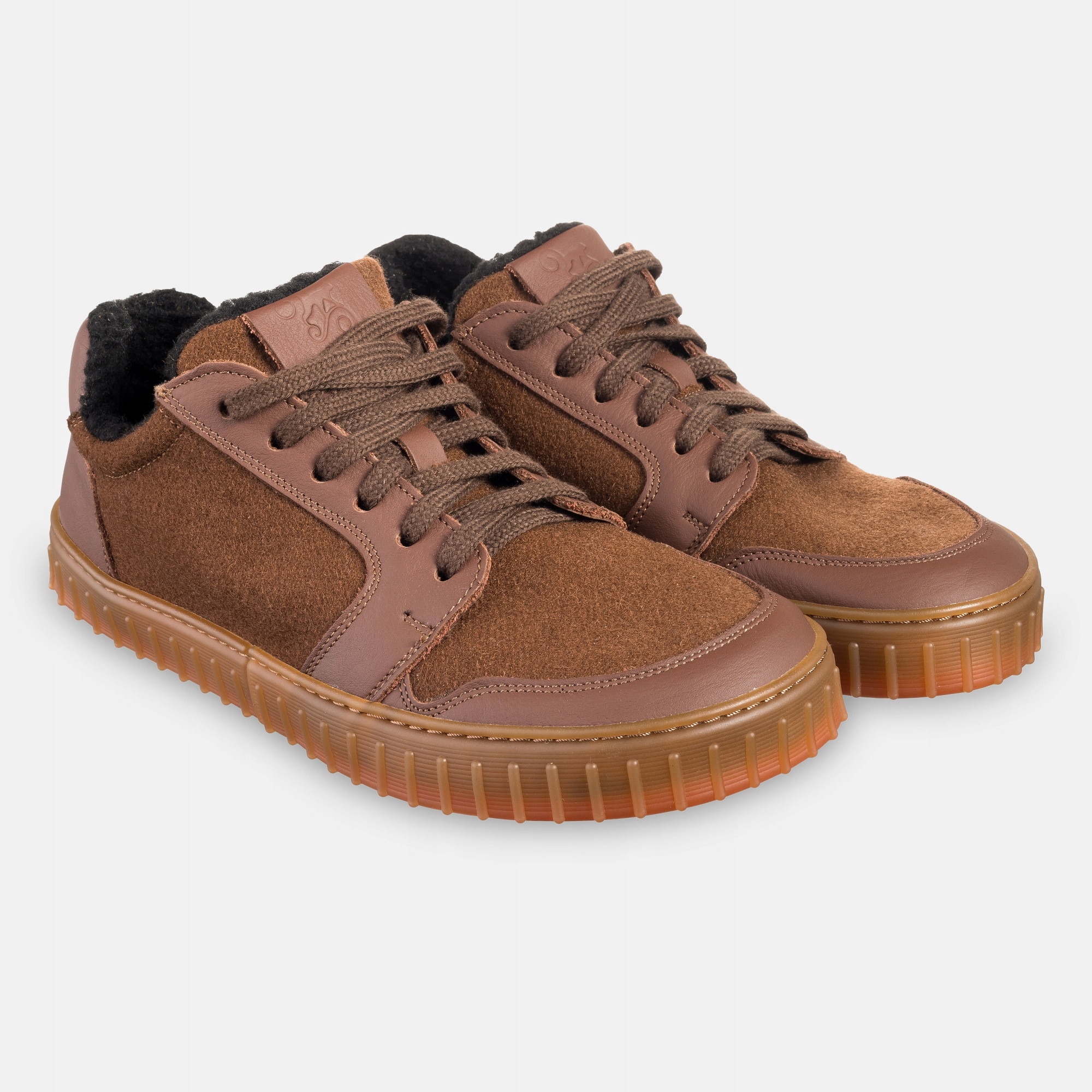 Męskie zimowe wełniane sneakersy barefoot Merix Chocolate 46 Eu Magical
