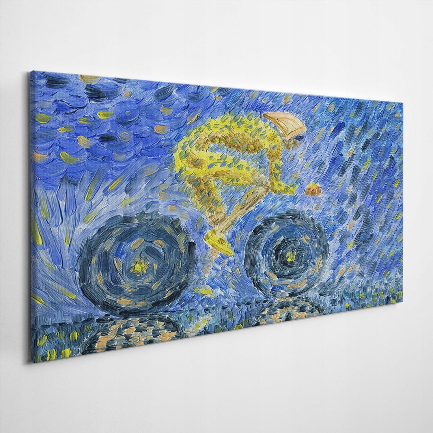 

Fotoobraz na ścianę Rowerzysta Droga Wyścig 120x60
