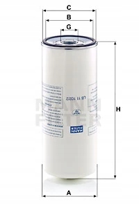 MANN-FILTER LB 11 102/2 FILTR SEPARATORA OLEJU