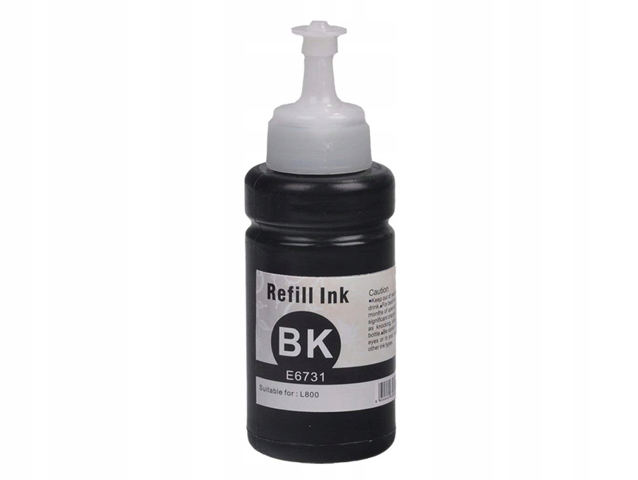 

Tusz Do Epson T6731 L800 L805 L810 L850 L1800 Blck