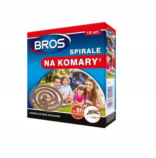 

Bros Spirale Na Komary 10SZT 8H Spirala Na Owady