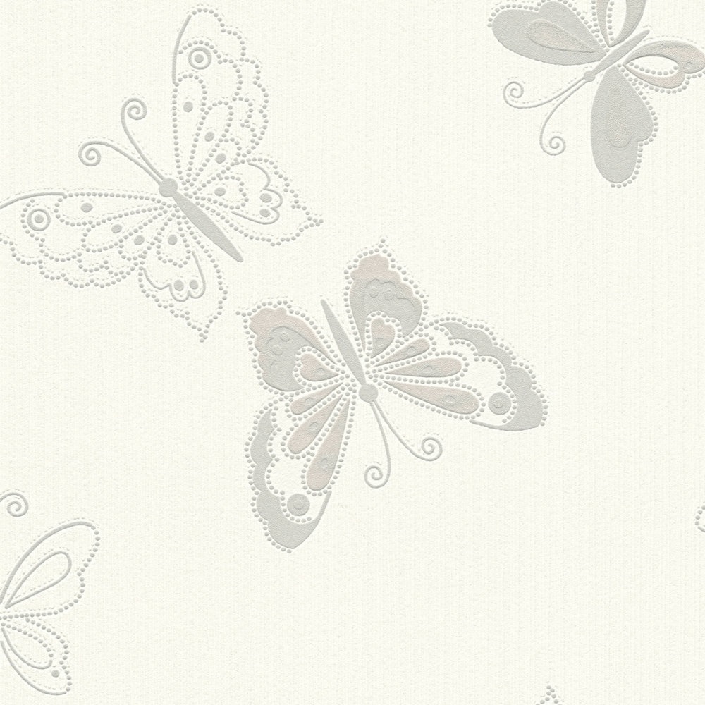 

Szare Motyle- Tapeta na flizelinie -as Creation