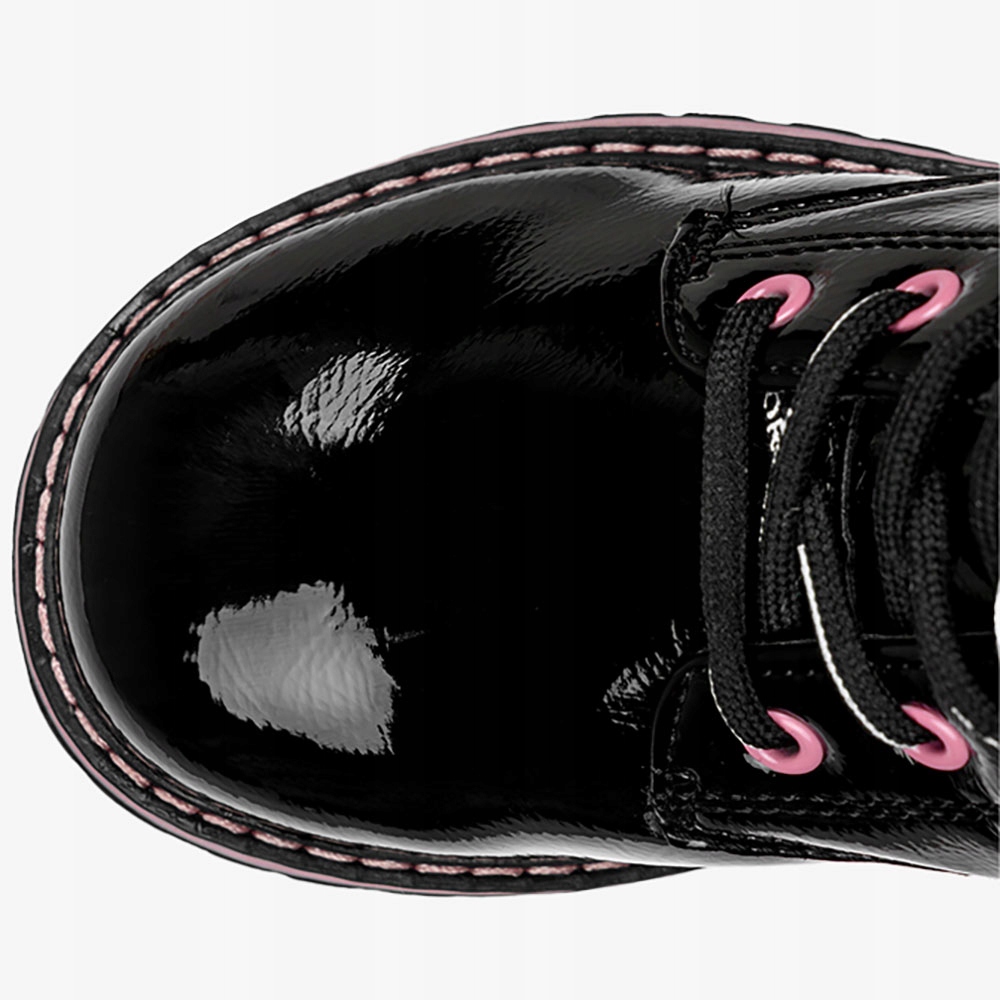 BOTKI DZIECIĘCE LAKIEROWANE TRZEWIKI WORKERY r 22 Marka Casu