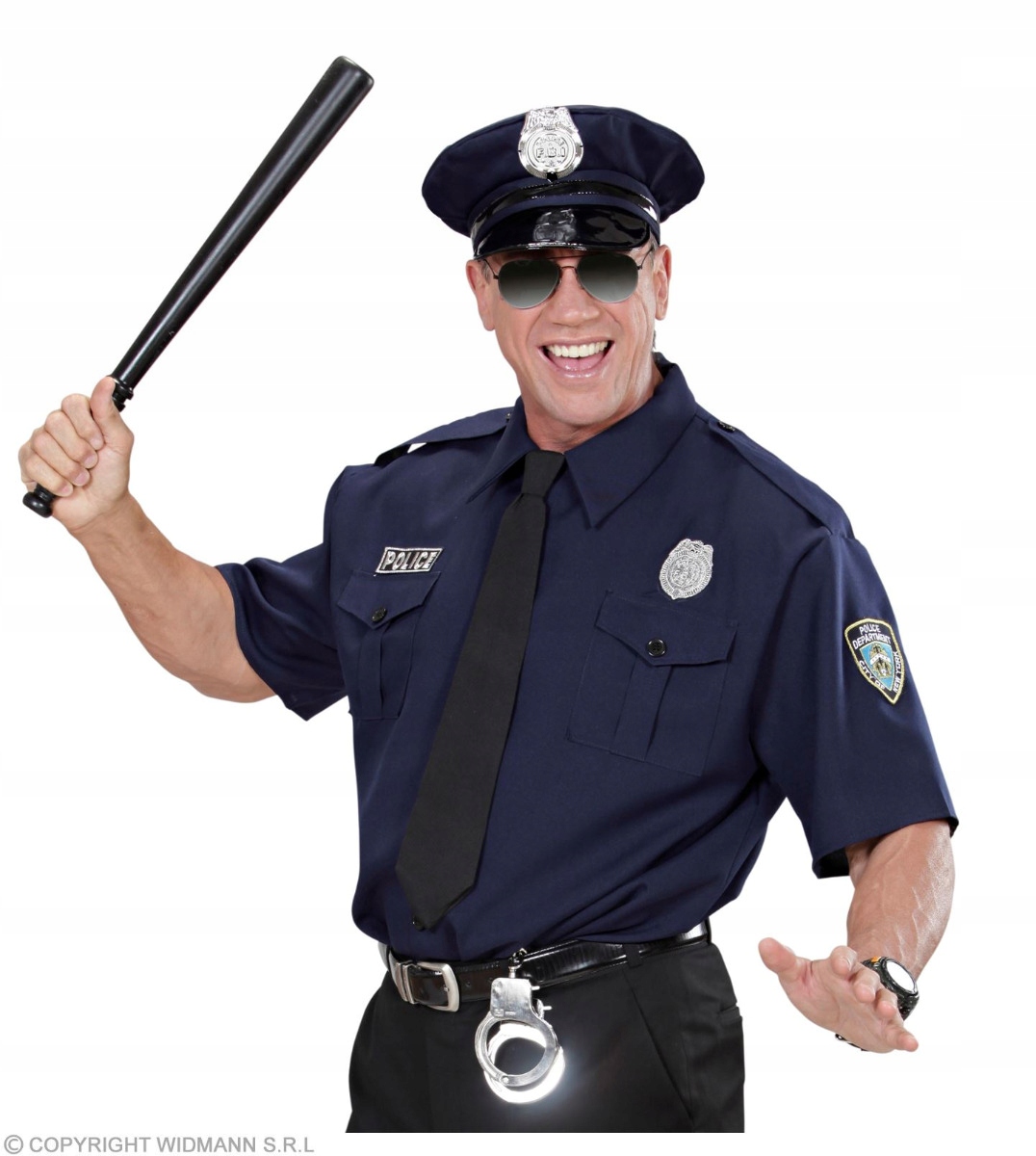 Kostým policisty Nypd Policejní převlek Policie Uniforma pro muže XL