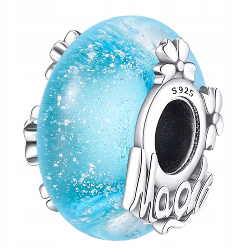 2 x Charms Fluorescenční skleněný přívěsek Magic Charms Trusky