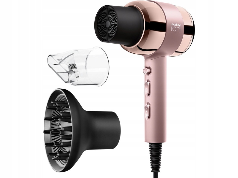 Suszarka do włosów Niceboy Ion AirSonic Pro Różowy 2200W