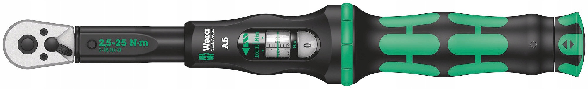 

Wera Klucz dynamometryczny 1/4 cala 2,5-25 Nm