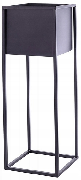 

Czarny Kwietnik Metalowy Stojak Na Kwiaty 60x20x20