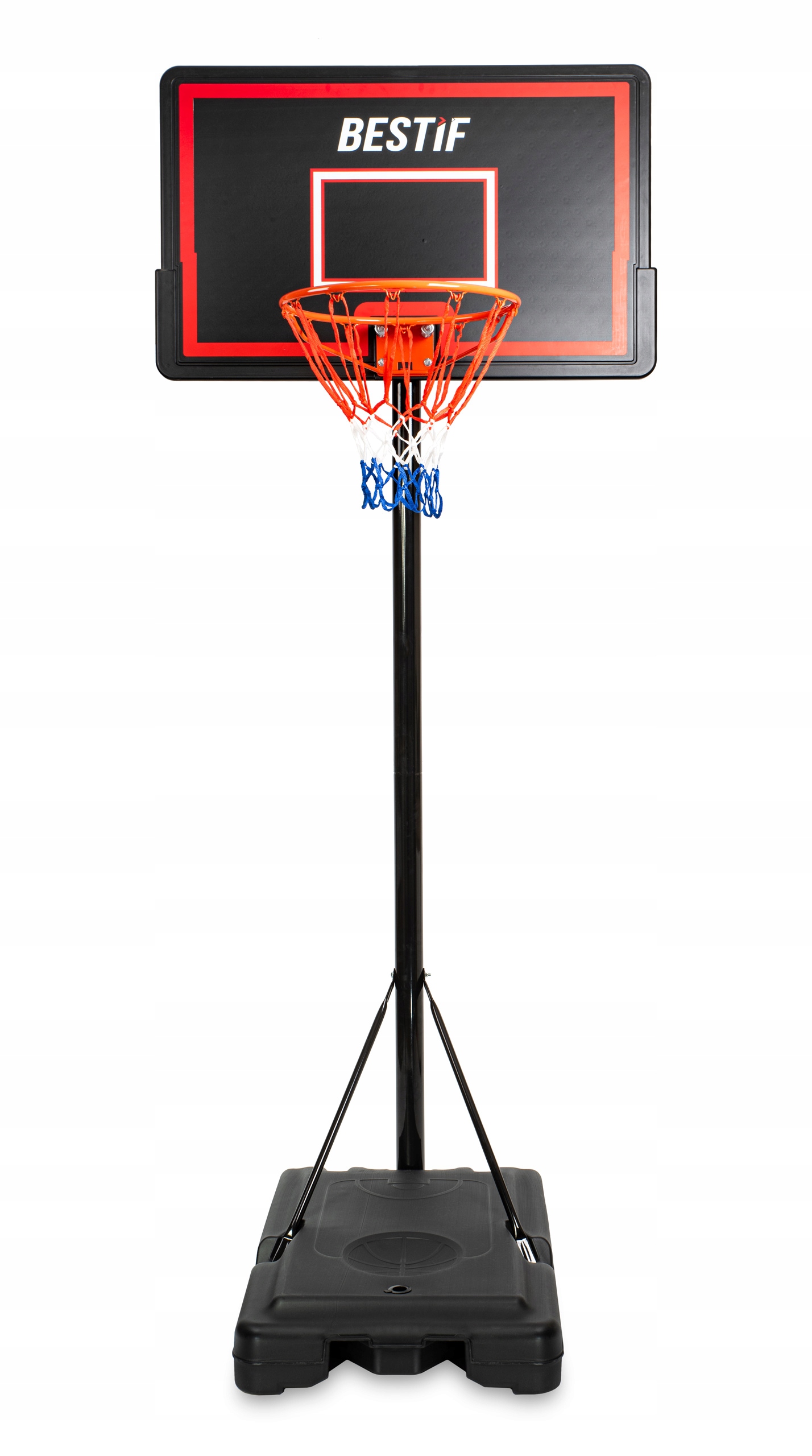 Velká Tabule Na Basketbalový Koš Kotouč Obruč Se Základnou 110 x 70 cm 3,05 m