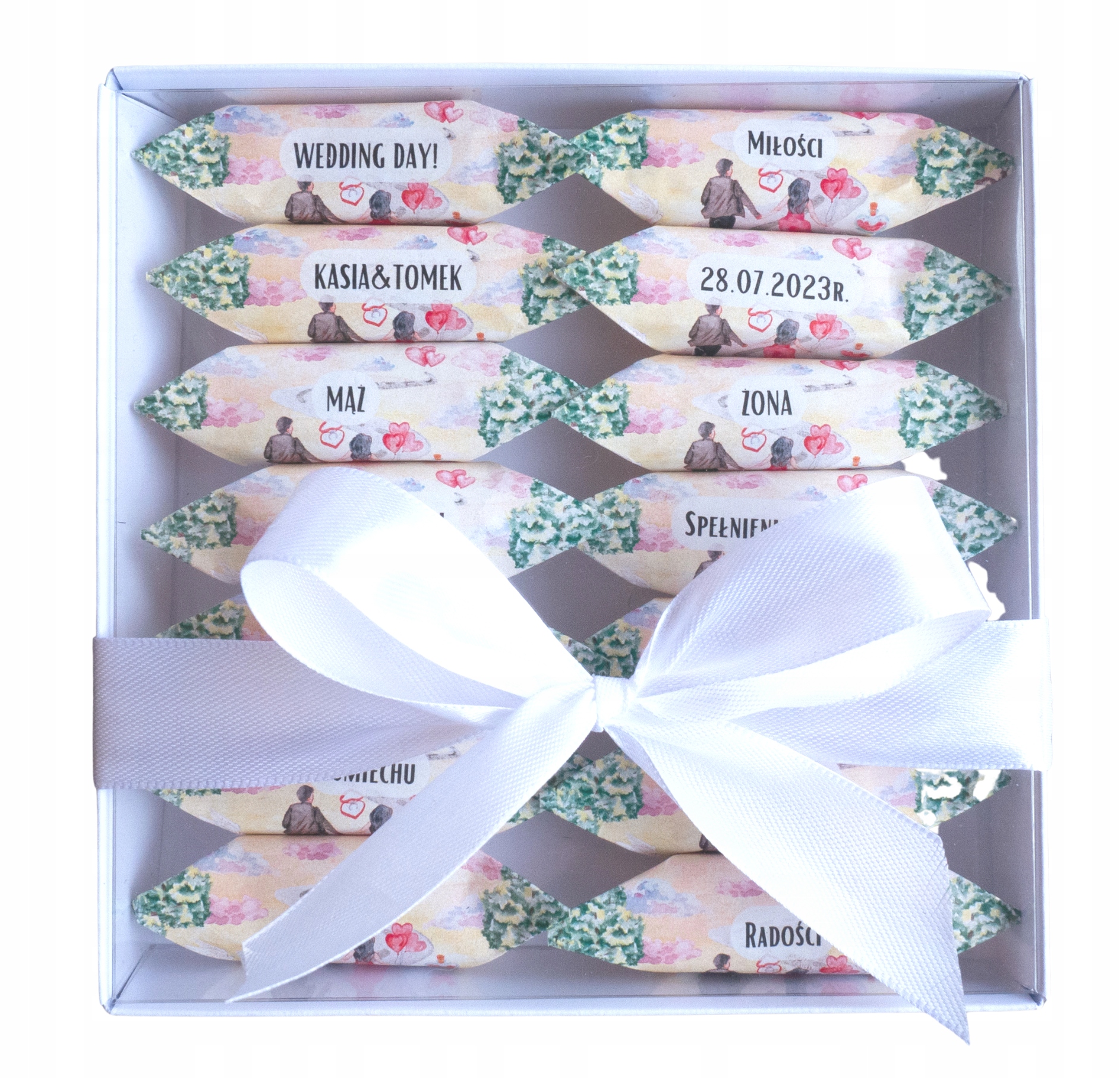 

Zestaw Krówek Wesele Ślub Para Młoda