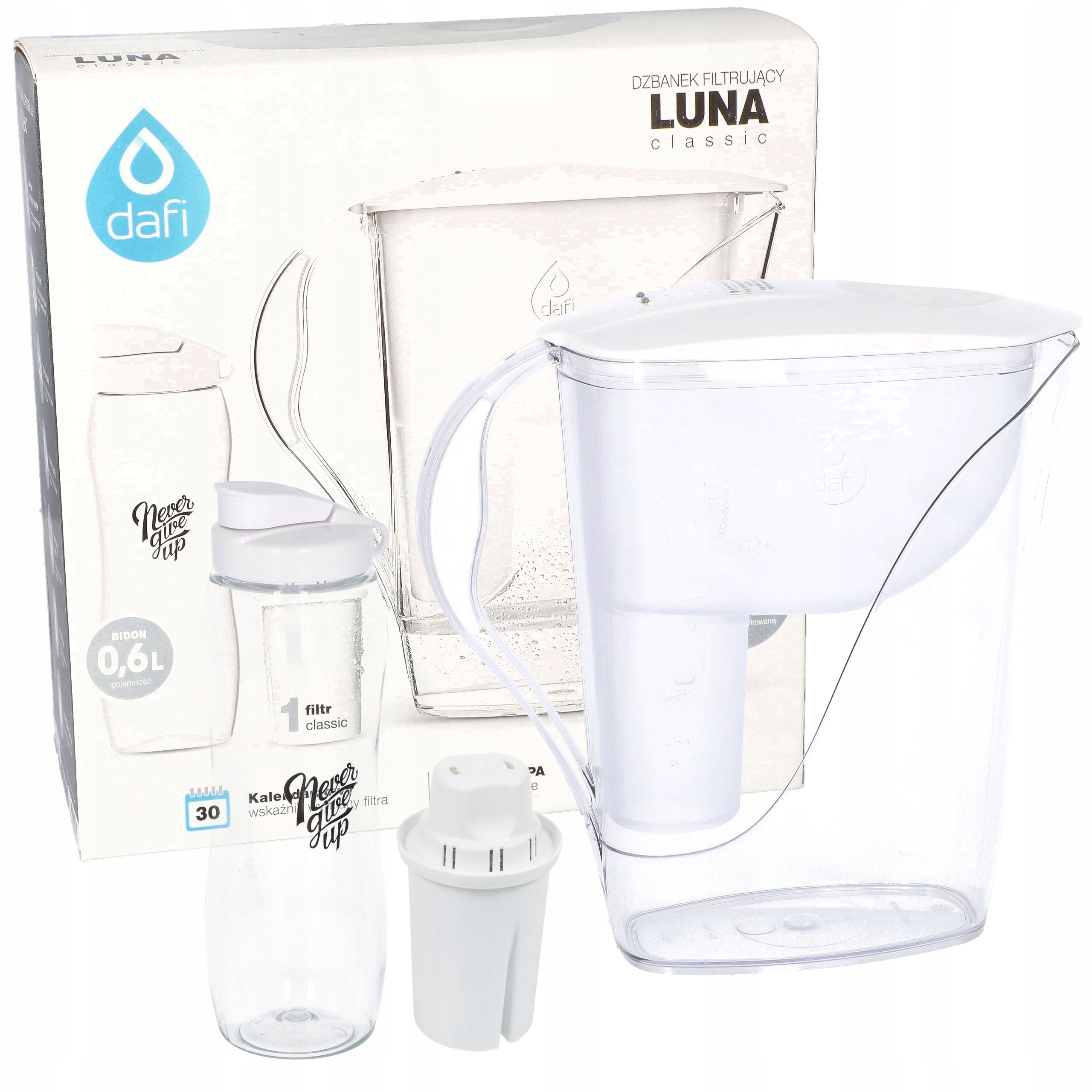 

Dzbanek filtrujący Dafi Luna 3,3L +Bidon + Filtr