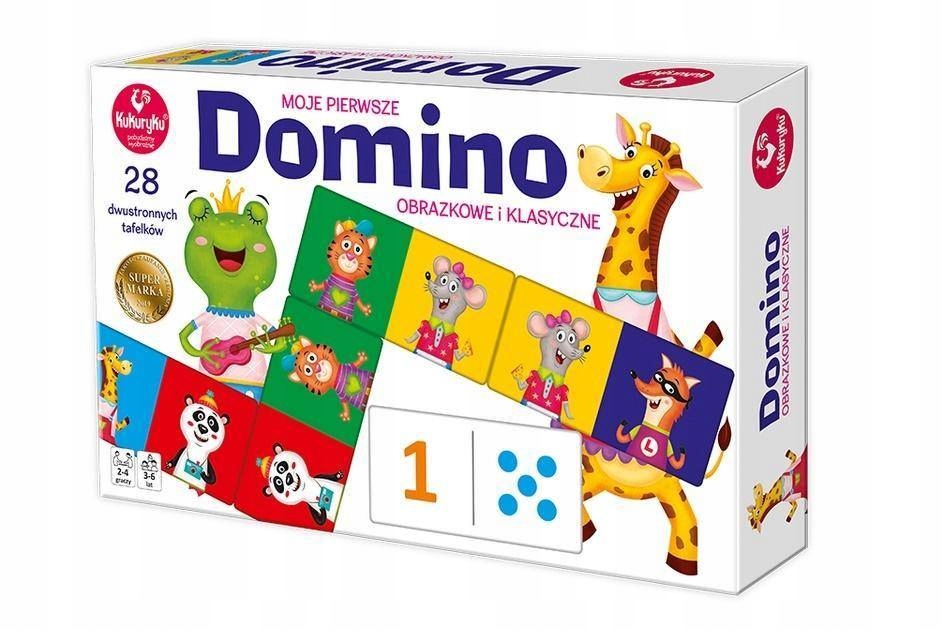 

Domino Obrazkowe i Klasyczne Gra Logiczna Kukuryku