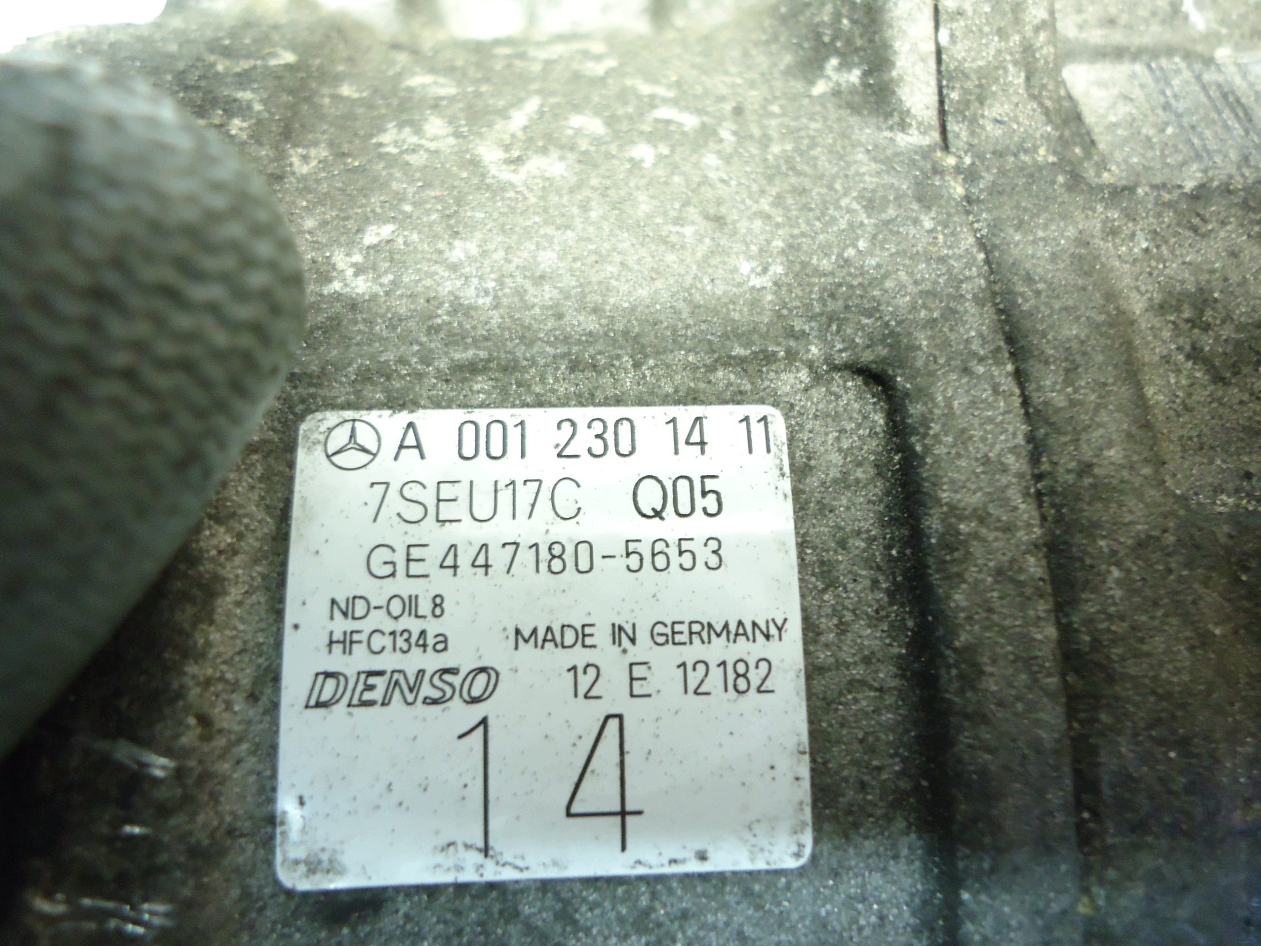 MERCEDES 2.7 CDI Klimakompressor klimaanlage A0012301411