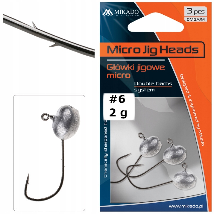 GŁÓWKA ABERDEEN MICRO JIG BN 4g - 4 - op.3szt.