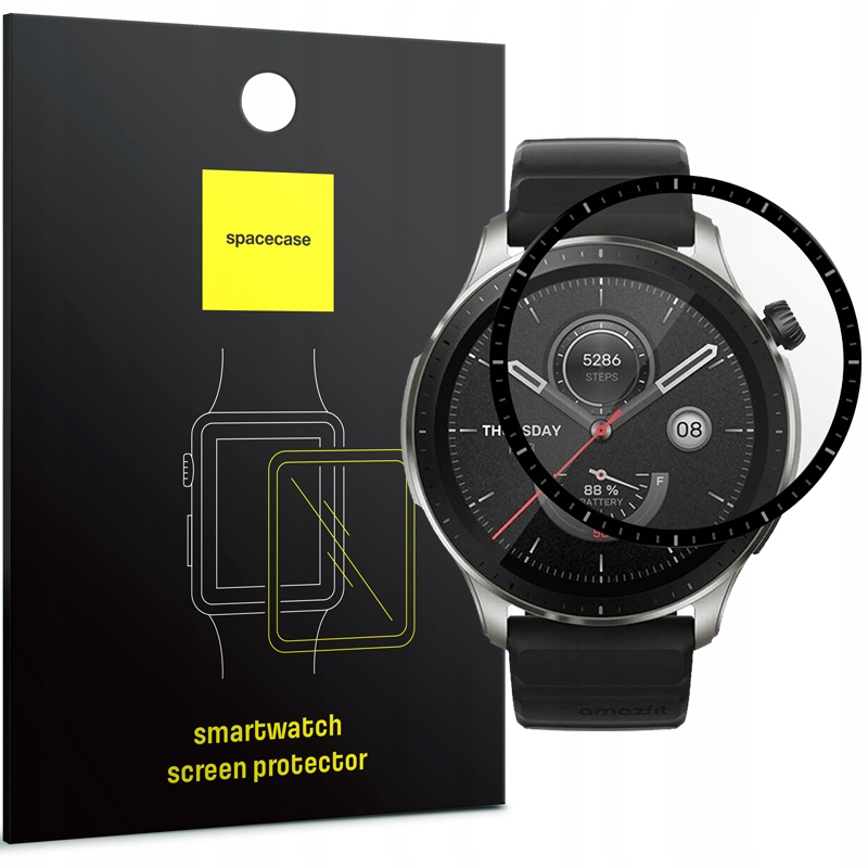 

Pełne Szkło Hybrydowe Do Amazfit Gtr 4 46 MM