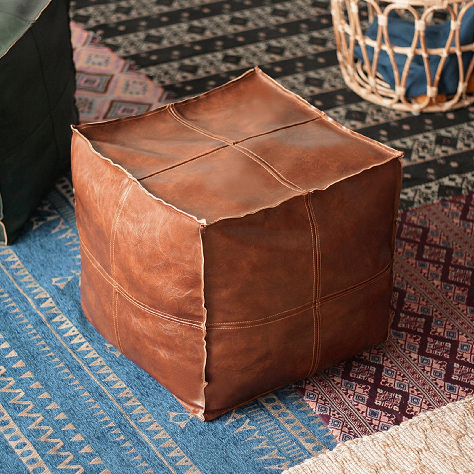 Boho marokański pokrowiec na pufę podnóżek do Marka inna