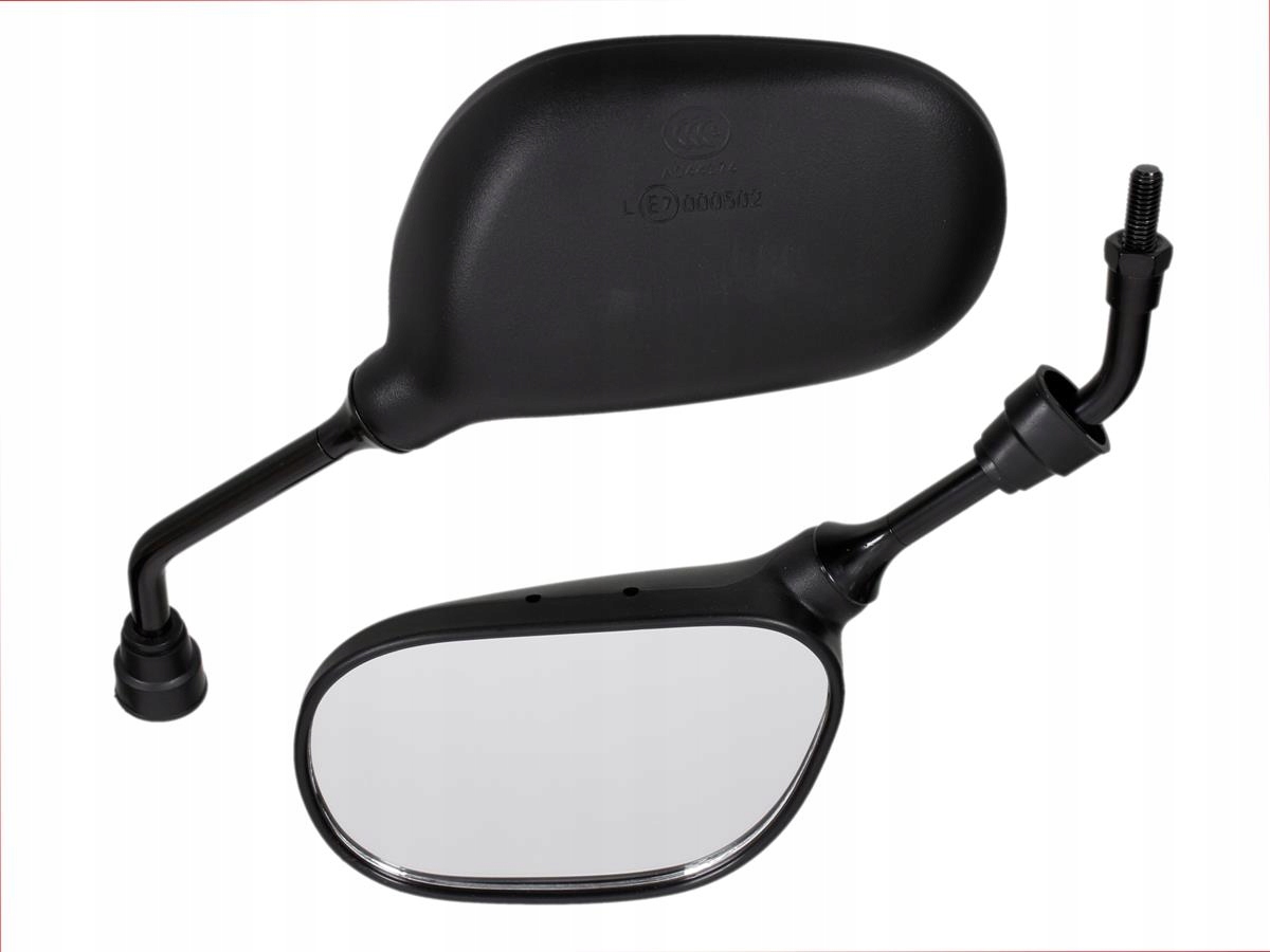 LUSTERKA DO SKUTERA BARTON 21 R+R 8mm HOMOLOGACJA Strona zabudowy lewa prawa