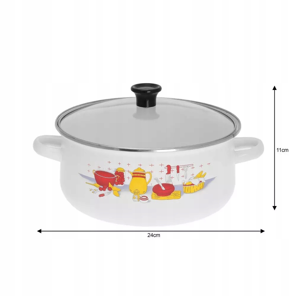 Zestaw emaliowany garnkow garnki emaliowane garnek Kolor wielokolorowy