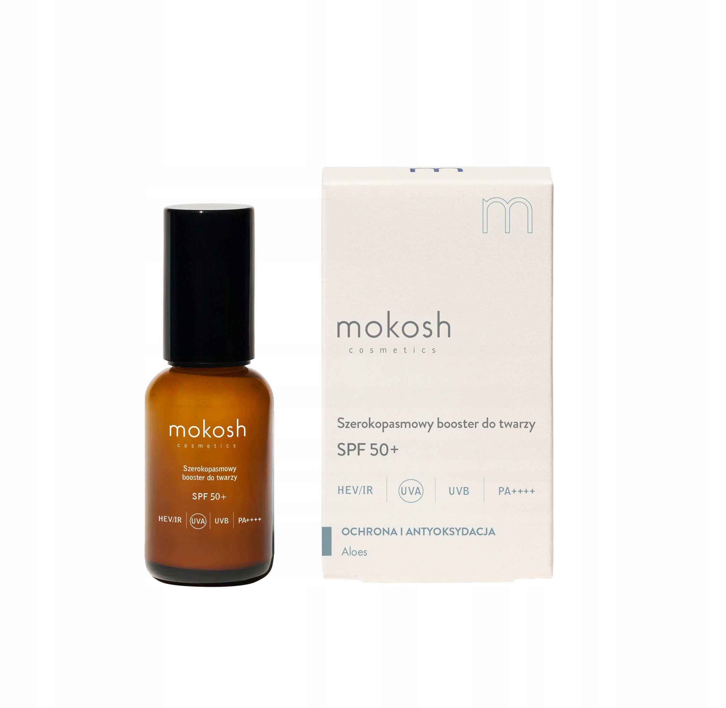 Mokosh Szerokopasmowy booster krem do twarzy Spf 50+