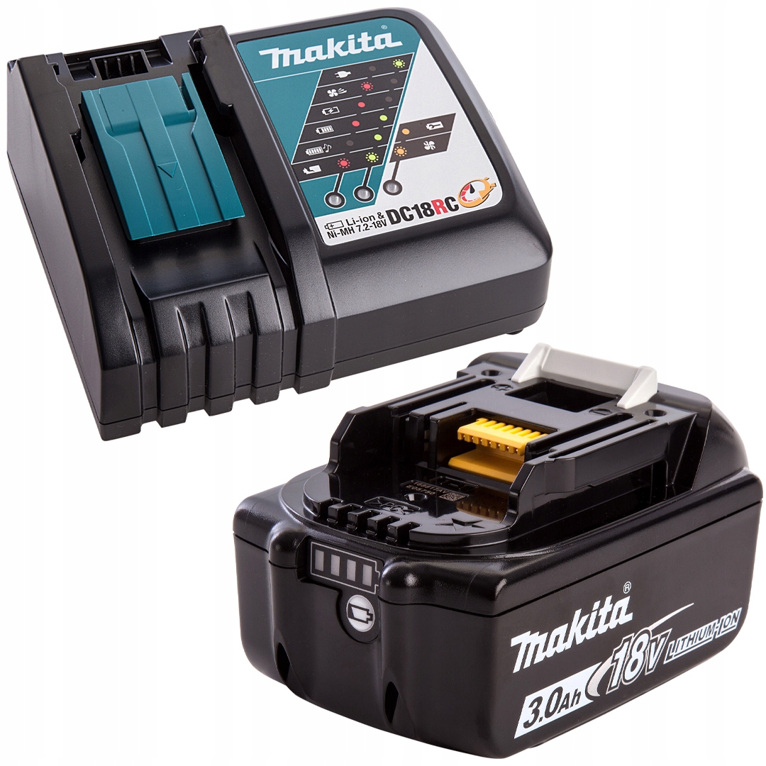 Makita 191A24-4 Zestaw Zasilający 1 Aku 18V 3,0Ah BL1830B +ładowarka DC18RC