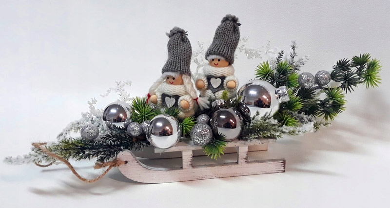 Zimowy stroik na sankach S41 Kod producenta S41