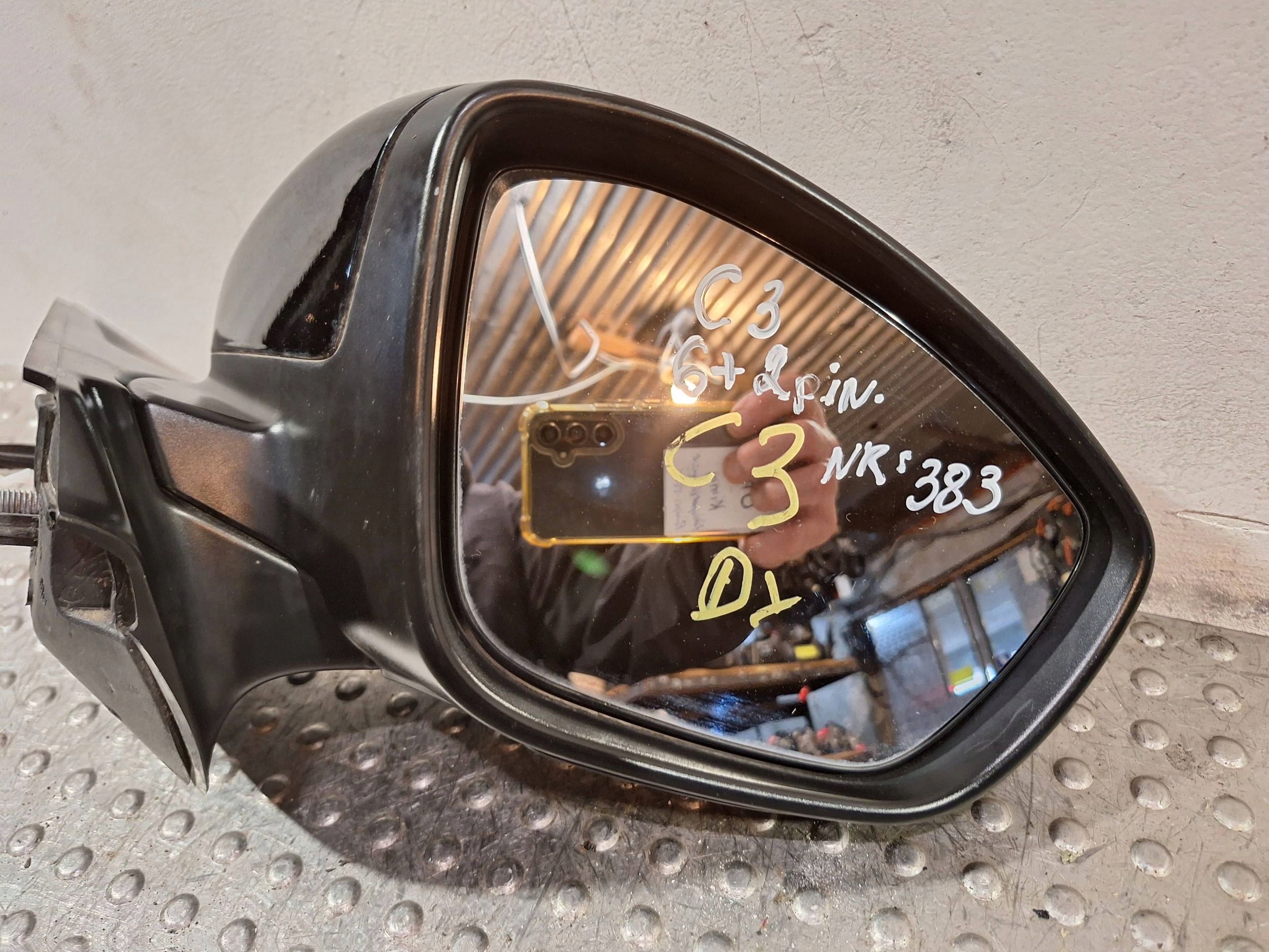 mirror exterior right 8 PIN CITROEN C3 III 16