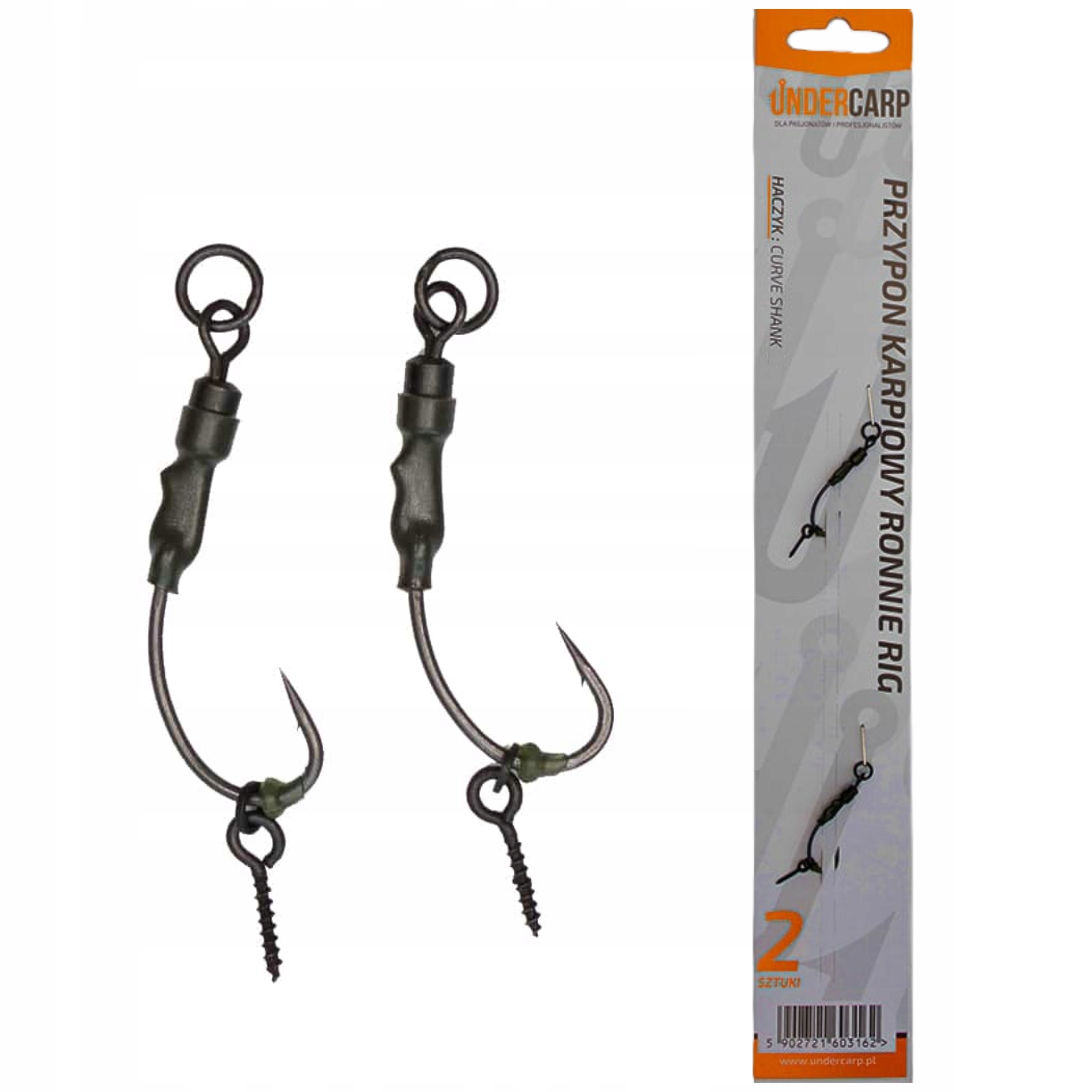 Przypon karpiowy Ronnie Rig rozmiar 2 Undercarp