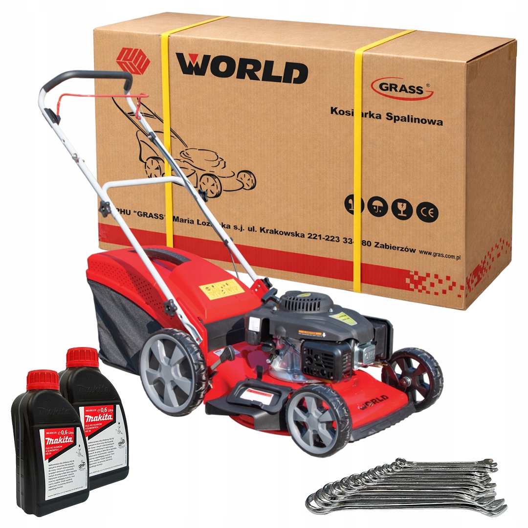 World Kosiarka spalinowa pchana Grl 460P Hw Loncin 166cm3 46 cm 65L Grass