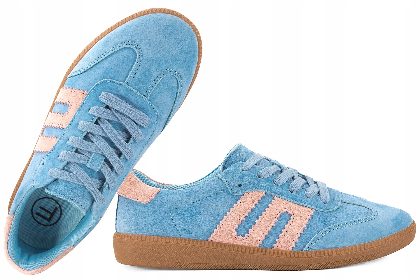 Filippo DP7549 Kožené Sportovní Polobotky Semišové Tenisky Modrá 37