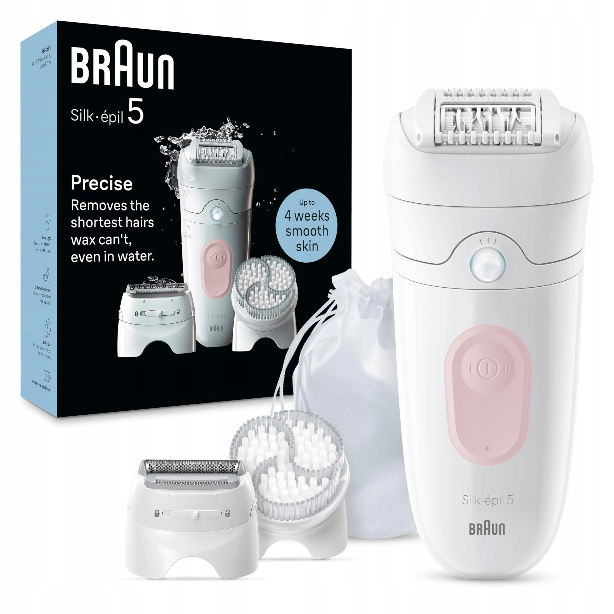 Depilátor Braun S5 SE5-060 akumulátorový pro 40 minut provozu