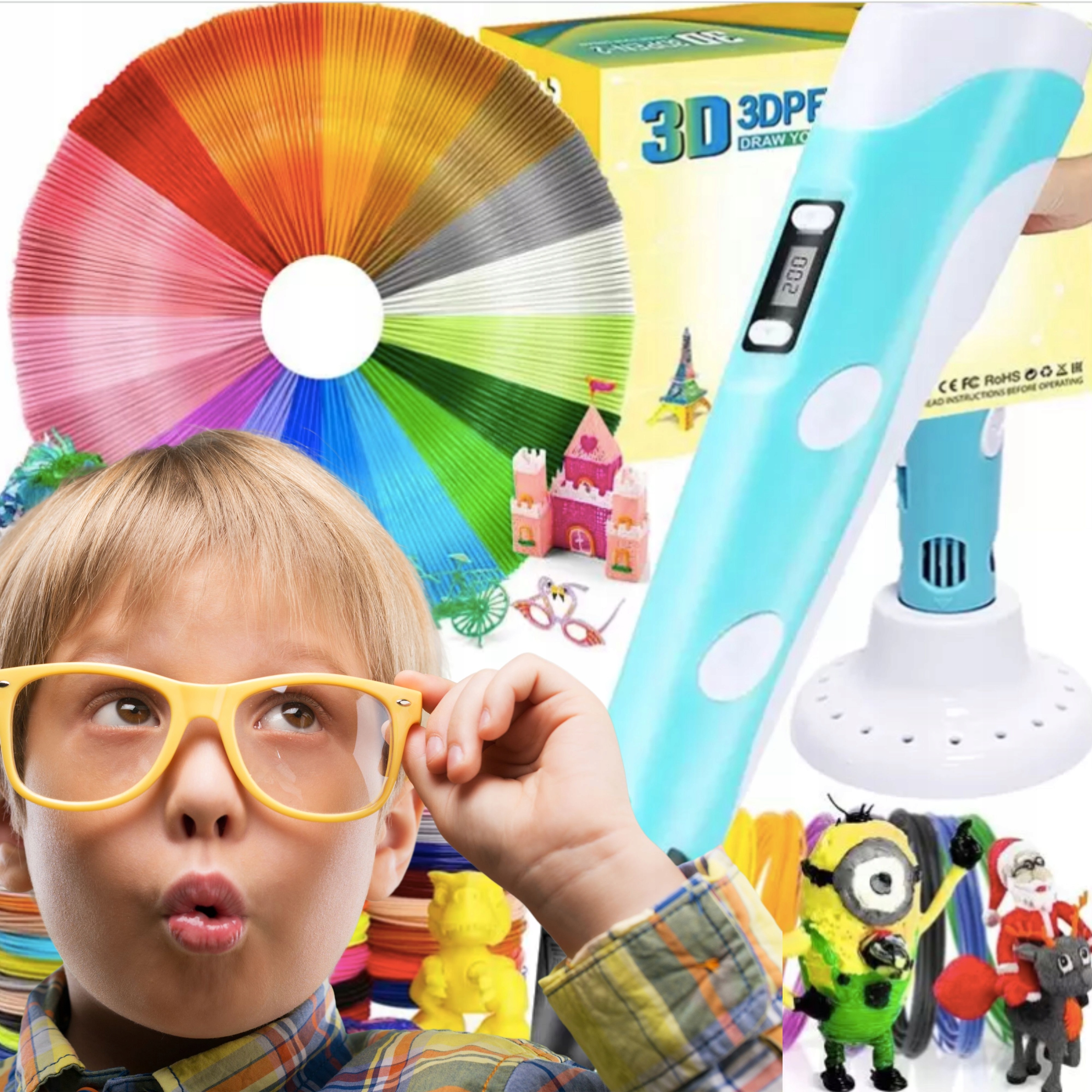 DŁUGOPIS 3D DRUKARKA 3D Magiczny EAN (GTIN) 5905454103381