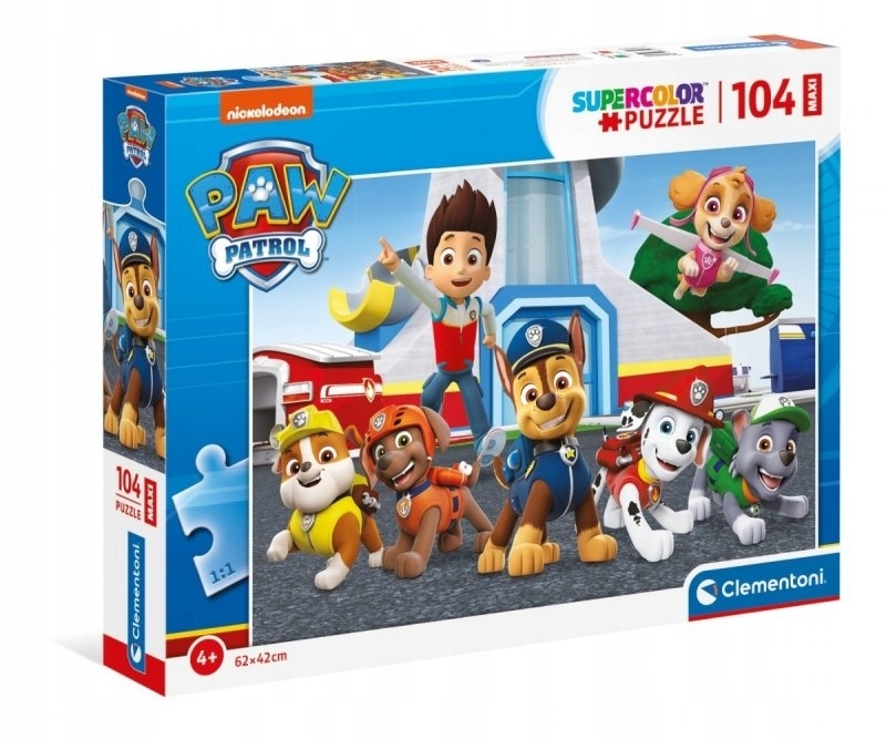 

Clementoni, puzzle SuperColor Maxi 104: Psi Patrol