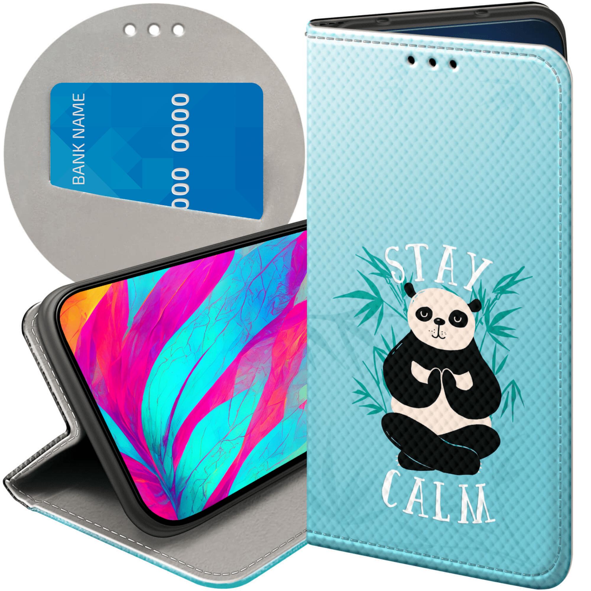 Etui Z Klapką Do Huawei P30 Pro Panda Bambus Pandy Futerał Pokrowiec