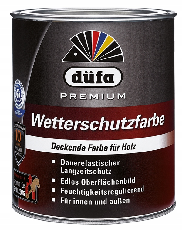PREMIUM WETTERSCHUTZFARBE 2,5 L BRĄZ CZEKOLADOWY Marka Dufa