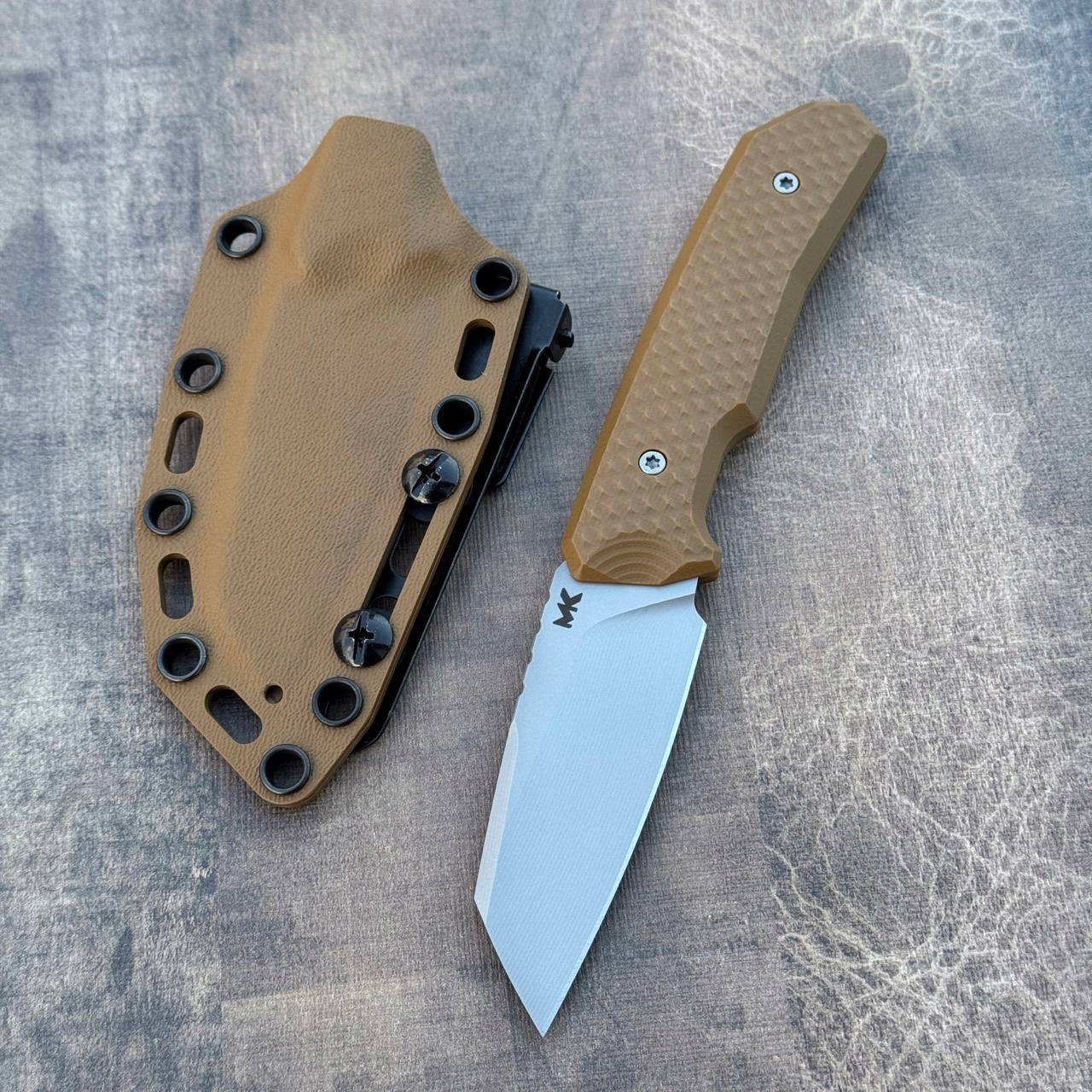 Nůž Mk Knives & Tools Flin Expedition Glass Blasted M390 Coyote G10 Coyote