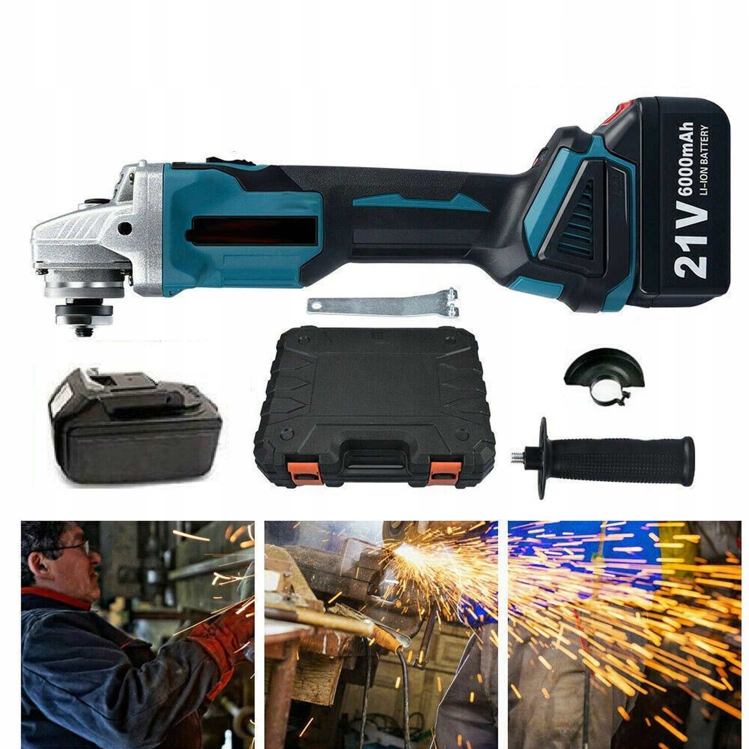 SZLIFIERKA KĄTOWA 125MM POTĘŻNA TRZECIA PRĘDKOŚĆ MOC DO POLEROWANY KRÓJ Marka Bedee